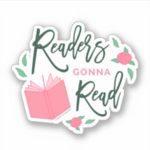 Lectores de libros florales van a leer