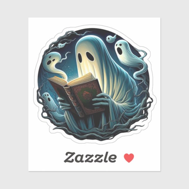Pegatina Lecturas de fantasma (Hoja)