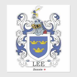 Pegatina Lee Family Crest