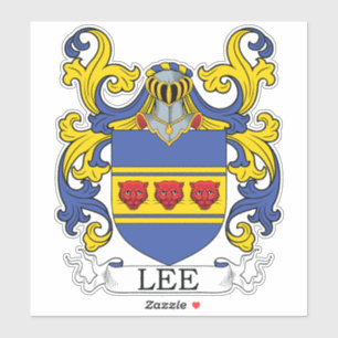 Pegatina Lee Family Crest