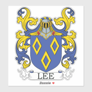 Pegatina Lee Family Crest
