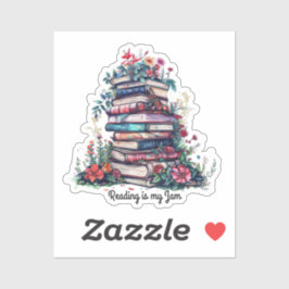 Pegatina Leer es mi atasco