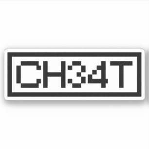PEGATINA LEET CHEAT