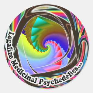 Pegatina Legalize Medicinal Psychedelics