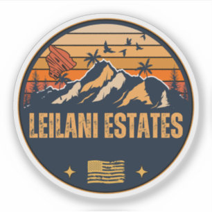 Pegatina Leilani Estates, Hawái