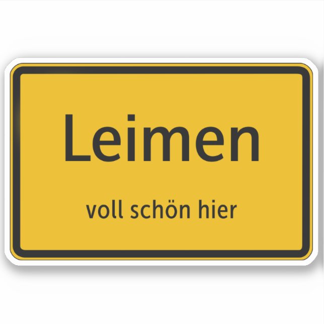 Pegatina Leimen Aufkleber Sticker Autoaufkleber (Anverso)