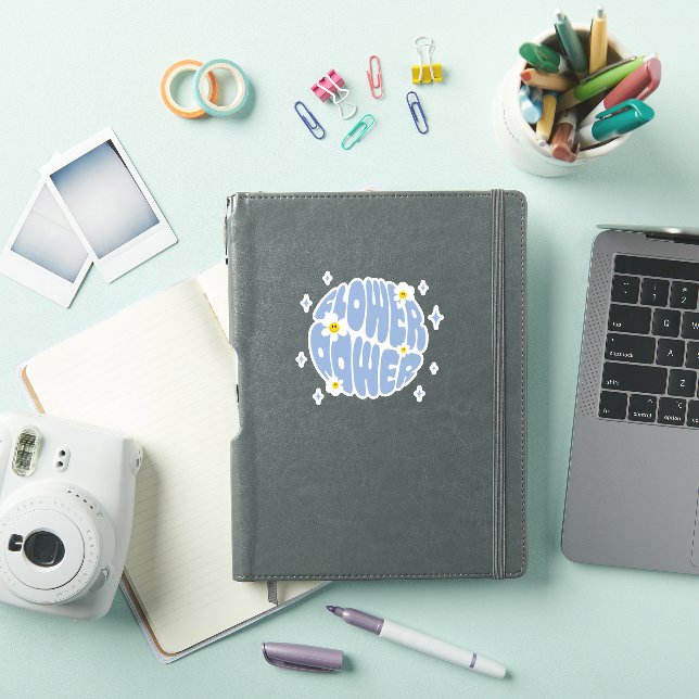 Pegatina Lema del poder de las flores (Funda para iPad)