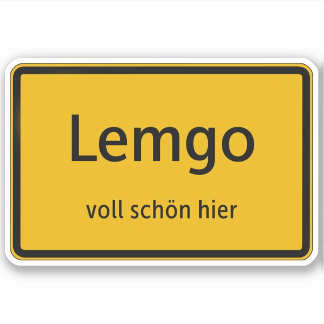 Pegatina Lemgo Aufkleber Sticker Autoaufkleber (Anverso)