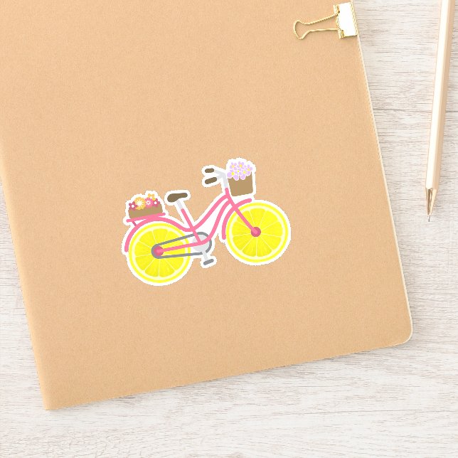 Pegatina Lemon Bike (Cuaderno)
