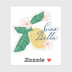 Pegatina Lemon Ciao Bella