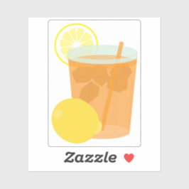 Pegatina Lemon Iced Tea