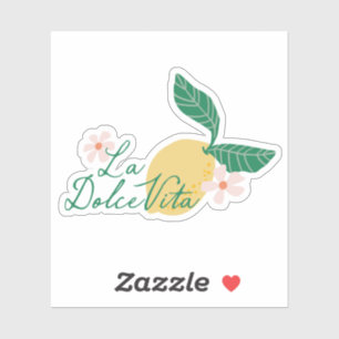 Pegatina Lemon La Dolce Vita