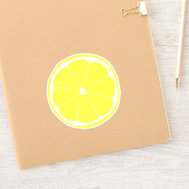 Pegatina Lemon Slice (Cuaderno)