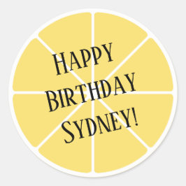 Pegatina Lemon Slice