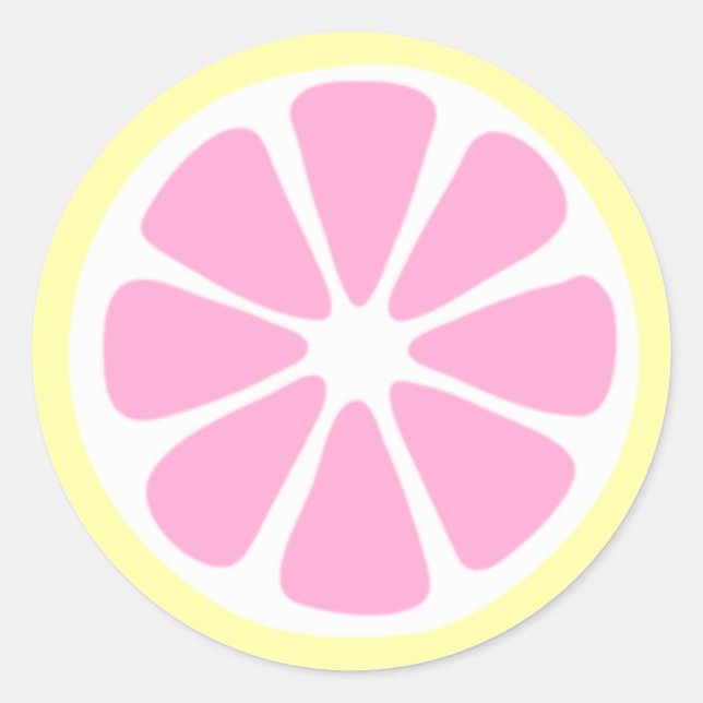 Pegatina Lemon Slice (Anverso)