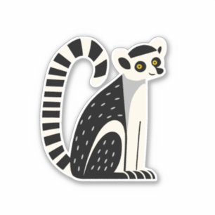 Pegatina Lemur