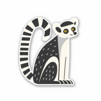 Pegatina Lemur