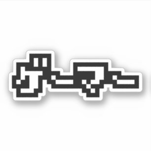 Pegatina Lengua japonesa Nihongo de Japón del ゲーマー