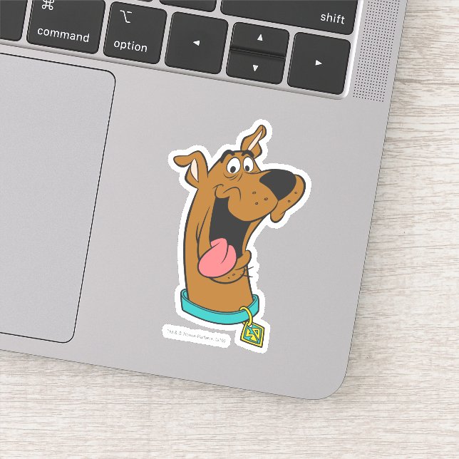Pegatina Lengua Scooby-Doo fuera (Detalle)