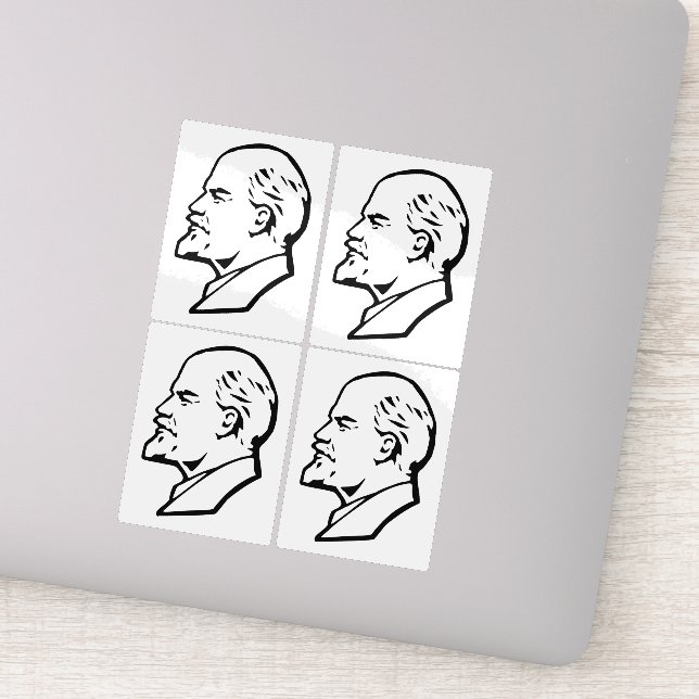 Pegatina Lenin, URSS, CCCP, Unión Soviética, Comunismo (Detalle)