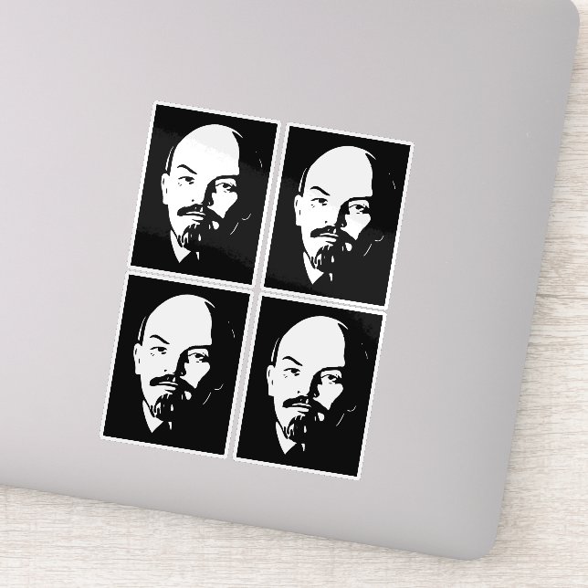 Pegatina Lenin, URSS, CCCP, Unión Soviética, Comunismo (Detalle)