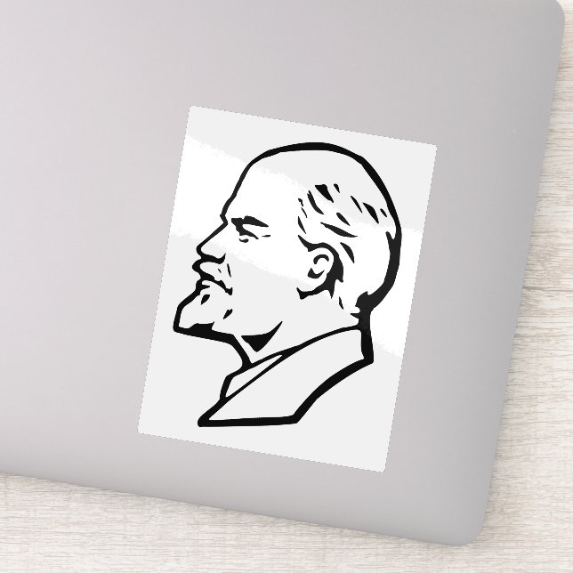 Pegatina Lenin, URSS, CCCP, Unión Soviética, Comunismo (Detalle)