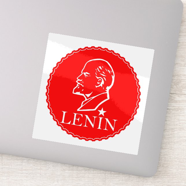 Pegatina Lenin, URSS, CCCP, Unión Soviética, Comunismo (Detalle)
