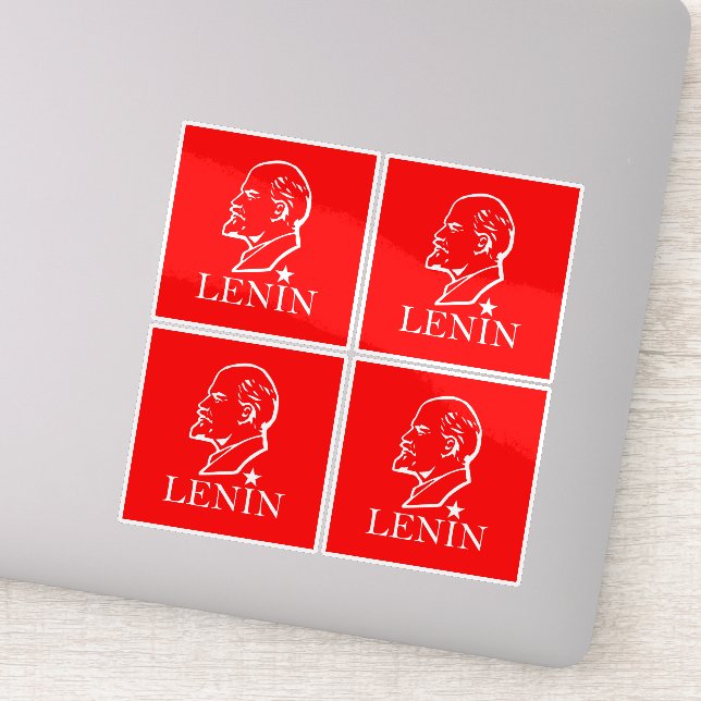Pegatina Lenin, URSS, CCCP, Unión Soviética, Comunismo (Detalle)