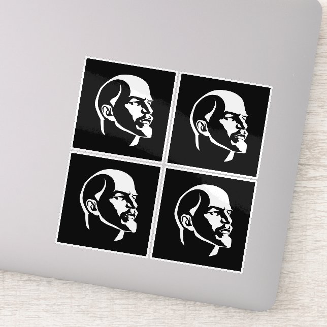 Pegatina Lenin, URSS, CCCP, Unión Soviética, Comunismo (Detalle)