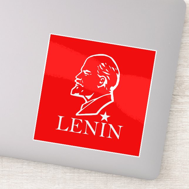 Pegatina Lenin, URSS, CCCP, Unión Soviética, Comunismo (Detalle)