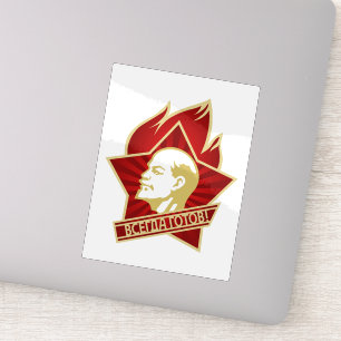 Pegatina Lenin, URSS, CCCP, Unión Soviética, Comunismo
