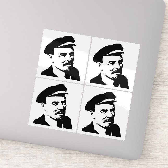 Pegatina Lenin, URSS, CCCP, Unión Soviética, Comunismo (Detalle)