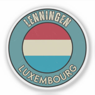Pegatina Lenningen, Luxemburgo