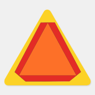 Pegatina Lenta Rótulo De Movimiento Para Estaciona