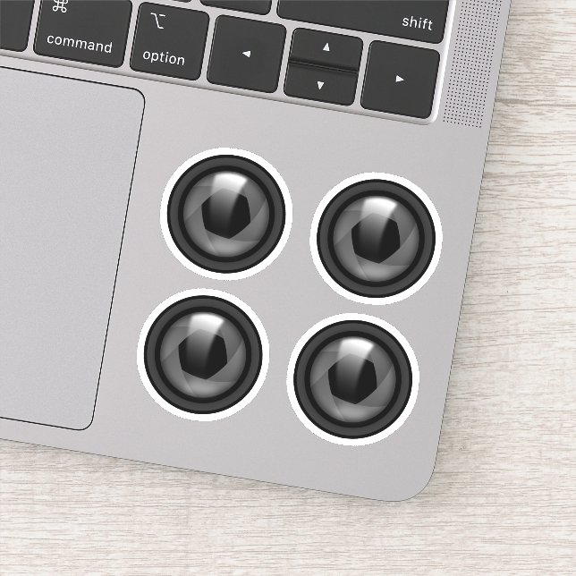 Pegatina Lente de cámara (Detalle)