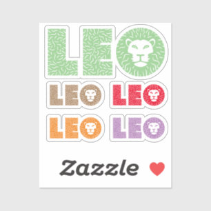 Pegatina Leo