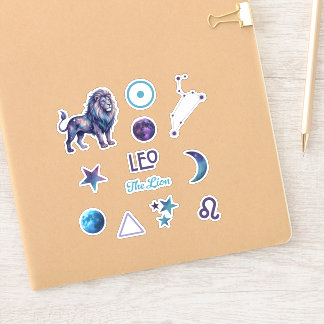 Pegatina Leo Zodiac Sticker Collection