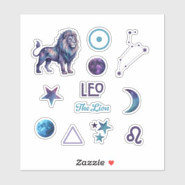 Pegatina Leo Zodiac Sticker Collection