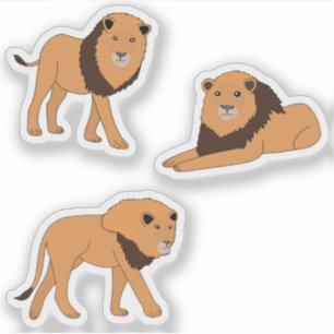 Pegatina Leones
