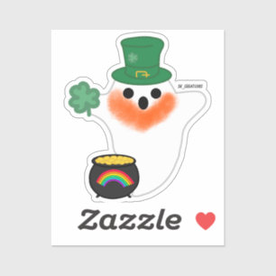 Pegatina Leprechaun Ghost