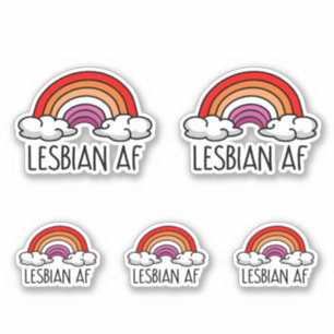 PEGATINA LESBIAN AF