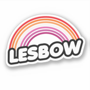 Pegatina Lesbow - Atardecer