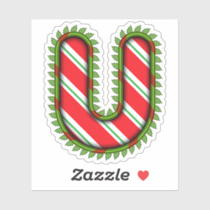 Pegatina Letra navidad R