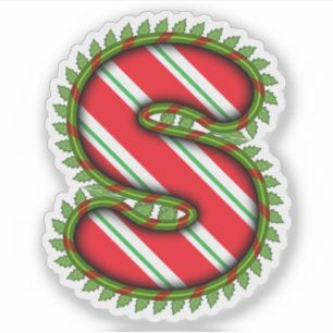 Pegatina Letra navidad S