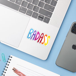 Pegatina Letras Divertidas y Coloridas GENIALES 