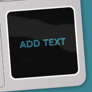 Pegatina Letras editables con sombra de caída