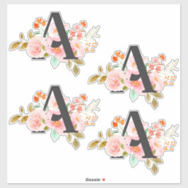 Pegatina Letter A