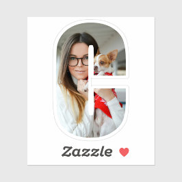 Pegatina Letter C Alphabet & Photo Custom-Cut Vinyl Sticker