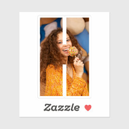 Pegatina Letter H Alphabet & Photo Custom-Cut Vinyl Sticker