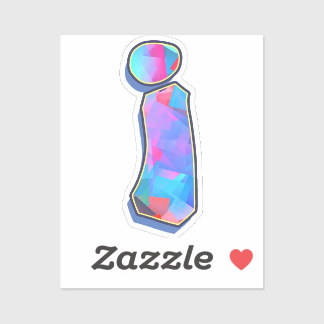 Pegatina Letter i -  Color Mix (Hoja)